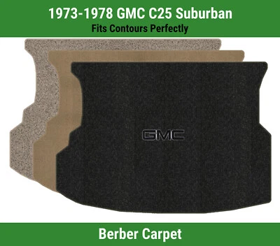 Alfombra de carga Lloyd Berber para 1973-1978 GMC C25 Suburban con logotipo GMC 1 negro Foto 1 de 4