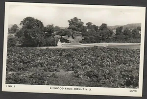 Postcard Linwood nr Ringwood New Forest Hampshire view From Mount Hill RP LND1 - Picture 1 of 2