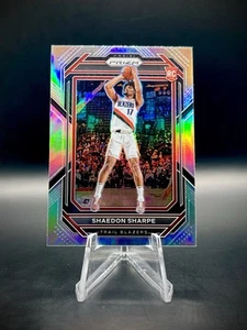 ❤️2022-23 Panini Prizm #250 Shaedon Sharpe Silver Holo Rookie RC - Picture 1 of 3