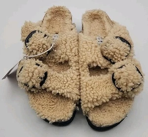 Neu mit Etikett Birkenstock Papillio Arizona Big Buckle Lammfell Teddy Eierschale Größe 6 - Bild 1 von 9