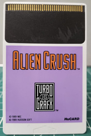 Alien Crush (TurboGrafx-16, TG16, 1989) NEC - Tested/Working - Cart Only - RARE!