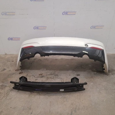 18 2018 BMW M240I REAR BUMPER ASSEMBLY WHITE  - Image 1 of 4
