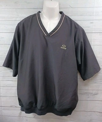 Chaqueta cortavientos Butter & Buck negra para hombre talla XL manga corta  Foto 1 de 4