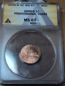2009 D Professional Years Graded With MS67 Red - Picture 1 of 3