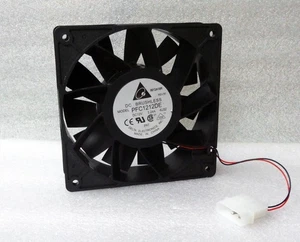 Delta PFC1212DE 120mm x 38mm Extreme High Airflow Fan 252 CFM 4 Pin Molex - Picture 1 of 2