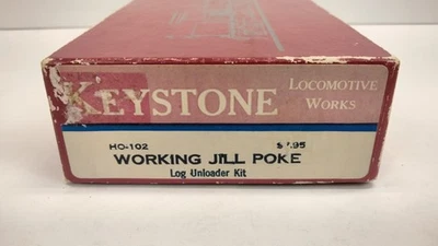 HO Keystone Loco Works Working Jill Poke Log Unloader Kit 102 Metal - Image 1 of 4