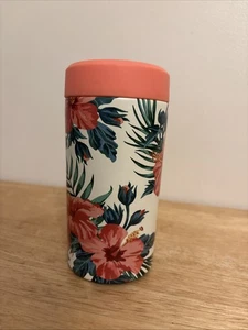 Frost Buddy Universal Can Cozy Drink Cooler. Floral Design. - Picture 1 of 3