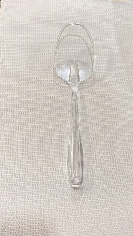 Clear Durable Plastic Spatula Serving Utensil Cakes Pies Mixing  - Image 1 of 4