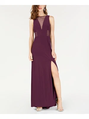 MORGAN & CO Womens Purple Sleeveless Formal Pencil Dress 56 - Image 1 of 3