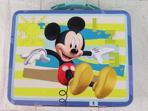 Disney Mickey Mouse Metal Lunch Box (Tin Box Co.) - Picture 1 of 7
