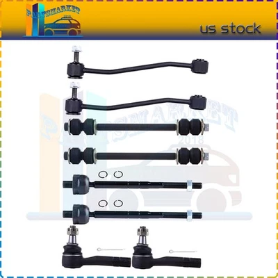 Fit For 1998-2003 Ford Ranger Set Of 8 Front Rear Tie Rod End Stabilizer Bar Foto 1 de 4