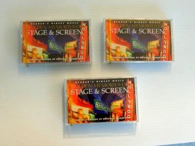 Reader's Digest Golden Memories Stage Screen  Cassette Lot Tape 1- Book Holder S - Image 1 of 3