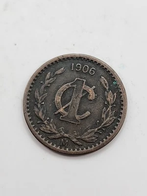 1906 M Mexican 1 Centavo Coin - Image 1 of 2