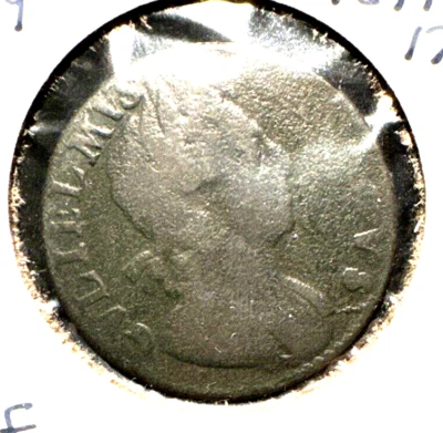 Great Britain 1699 half penny VF/F - Image 1 of 2