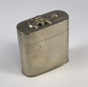 Antigua lata con tapa y soldadura de tapa (X 1194) - Imagen 1 de 5