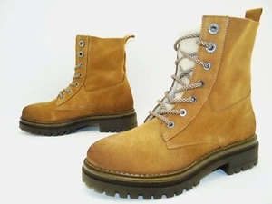 San Marina Clint Botines Botas de plataforma Botas de mujer Zapatos Cuero Talla 39 Camel - Imagen 1 de 11
