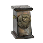 Tibetan Spaniel, dog urn made of cold cast bronze, ArtDog, UK- kind3