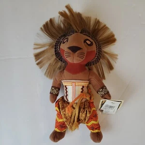 Peluche de colección Disney El Rey León Broadway Musical Simba 10" nuevo - Imagen 1 de 5