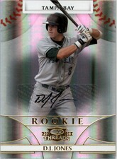 2008 Donruss Threads Signatures Gold #129 D.J. Jones Auto /100
