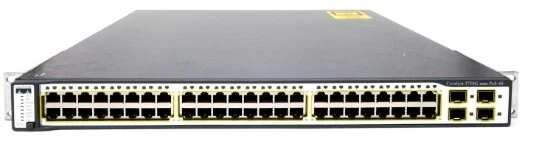 Cisco WS-C3750-48PS-E Catalyst 3750 48 Port 10/100 Switch - Image 1 of 1