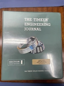 The Timken Engineering Journal - Section 1 - General Information Binder - Picture 1 of 12