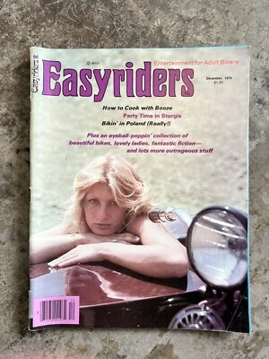 Easyriders Magazine issue December 1978 David Mann chopper panhead biker 🔥⛓️ - Image 1 of 4