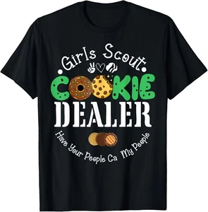Scout for Girls Cookie Mom Funny Scouting Family Matching Gift Unisex T-Shirt - Picture 1 of 4