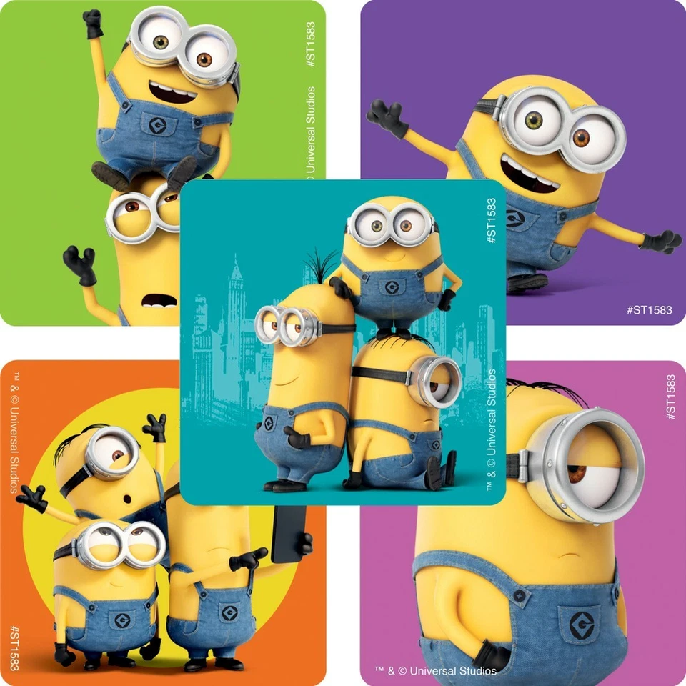 20 Despicable Me  Minions Stickers Party Favors Teacher Supply Rewards Prize  - Image 1 of 1