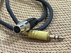 3.5mm 1/8" TRS Male Plug to 3Pin Mini-XLR Female Audio Cable 0.5m - Picture 1 of 2