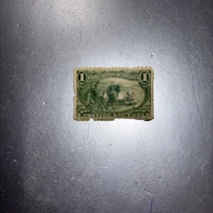 US 1 Cent Stamp #285 Marquette On The Mississippi 1898 As Is - Picture 1 of 3