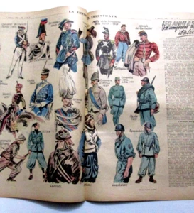 (UNIFORMOLOGIA)150 ANNI DI UNIFORMI STORICHE ITALIANE.La Tribuna Illustrata 1942 - Foto 1 di 4