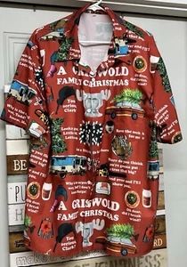 Christmas Vacation Griswold Family Button Down Shirt 2X  XXL - Picture 1 of 2