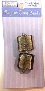 Neue elegante Glasperlen ~ graue quadratische Perlen ~ Schmuck Grundlagen ~ neues Paket - Bild 1 von 1