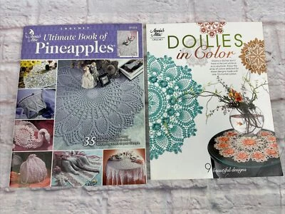 Annie's Attic Ultimate Book of Pineapples Crochet Pattern Book Doilies In Color - Image 1 of 4