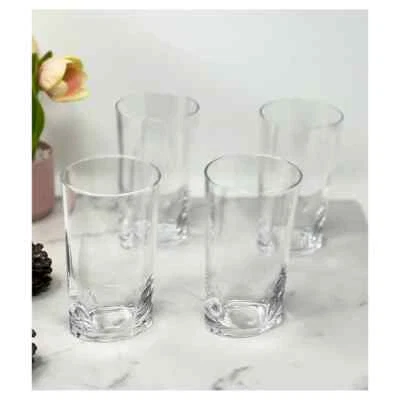 LeadingWare Hi Ball Oval Halo Acrylic Drinking Glasses Set of 4 (15oz) - Image 1 of 2