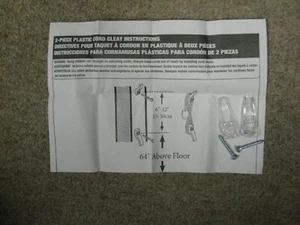 Plastic Cord Cleats (1207) - Picture 1 of 1