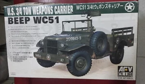 AFV 35S15 1/35 U.S. 3/4 TON WEAPONS CARRIER WC51 BEPP MODEL KIT - Foto 1 di 5