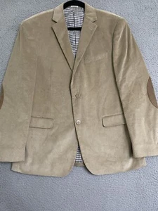 Saddlebred brauner Heritage Cord Blazer gefüttert mit Ellenbogen Patches Herren Größe 40R - Bild 1 von 11