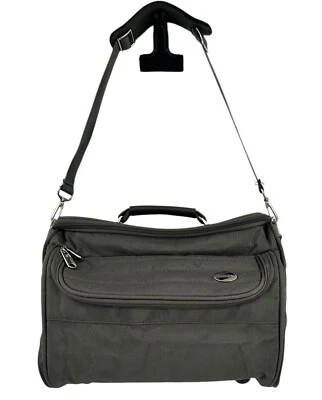 老式 American Tourister Duffel 包手提行李箱隔夜袋灰色 15 — 第 1/4 张图片