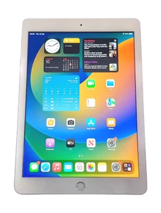 Apple iPad 5th Generation Tablet, 9.7", 32GB, Wi-Fi, Silver, A1822 - Picture 1 of 8