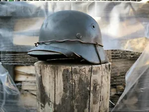 WW2 M40 German  Helmet WWII M 40. Combat helmet.size 64  - Picture 1 of 19