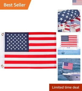 Lightweight Patriotic Flag with Double Seam Stitching - Versatile Decor Accent - Picture 1 of 9