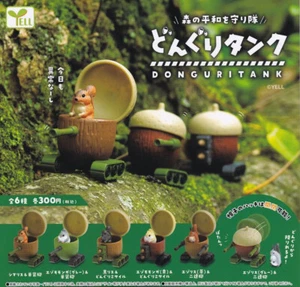 Donguri Tank Juego de 6 Variedades Gashapon Juguetes De Japón - Imagen 1 de 1