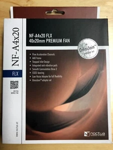 NEW Noctua NF-A4x20 FLX Premium Quiet Fan 3-Pin 40x20mm Brown - Afbeelding 1 van 6