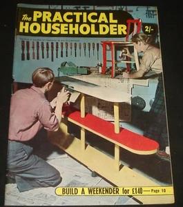 PRACTICAL HOUSEHOLDER AUSSIE MAG 1957 JULY #5 Retro Handymans Do It Yourself - Picture 1 of 4