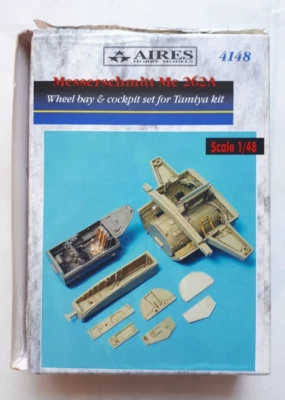 Cockpit wheel bay AIRES 4148 Messerschmitt Me 262 A TAMIYA 61087 1:48 COME NUOVO - Immagine 1 di 2