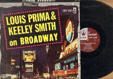 Louis Prima &amp; Keely Smith on Broadway Coronet 110 Stereo Vinyl LP Record