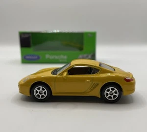 Porsche Cayman S Yellow| No.52224 Welly Made in China - Picture 1 of 7