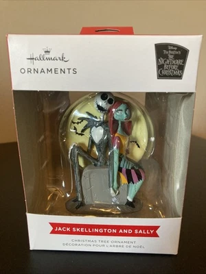Hallmark Disney The Nightmare Before Christmas “JACK SKELLINGTON AND SALLY” NEW! - Image 1 of 4