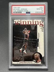 1996-97 UD3 The Winning Edge #W1 Michael Jordan PSA 10 Chicago Bulls HOF - Bild 1 von 2